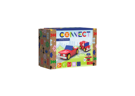 TREFL 61970 Klocki Connect 2w1 - Kabriolet / Dostawczak