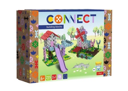 TREFL 61978 Klocki Connect 2w1 - Domek na drzewie / Wiatrak