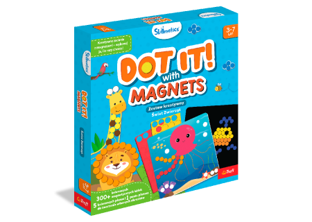 TREFL 62601 Skillmatics Zestaw kreatywny z magnesami Świat Zwierząt