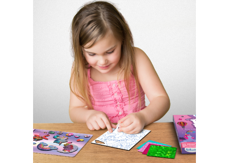 TREFL 62602 Skillmatics Foil Fun Zestaw kreatywny Jednorożce i Księżniczki