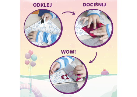 TREFL 62602 Skillmatics Foil Fun Zestaw kreatywny Jednorożce i Księżniczki