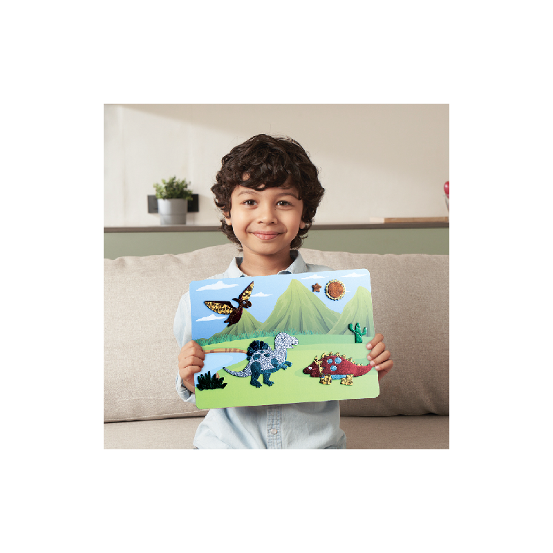 TREFL 62606 Skillmatics Foil Fun Kraina Dinozaurów