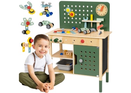 WOOPIE 58250 GREEN Drewniany Warsztat STEM