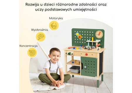 WOOPIE 58250 GREEN Drewniany Warsztat STEM