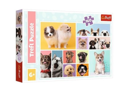 TREFL 15412 Puzzle 160 Psia przyjaźń