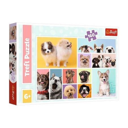 TREFL 15412 Puzzle 160 Psia przyjaźń
